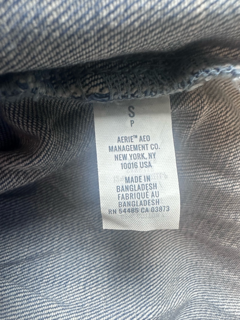 NWOT aerie Blue Tiered Ruffle Mini Skirt - Picture 4 of 5
